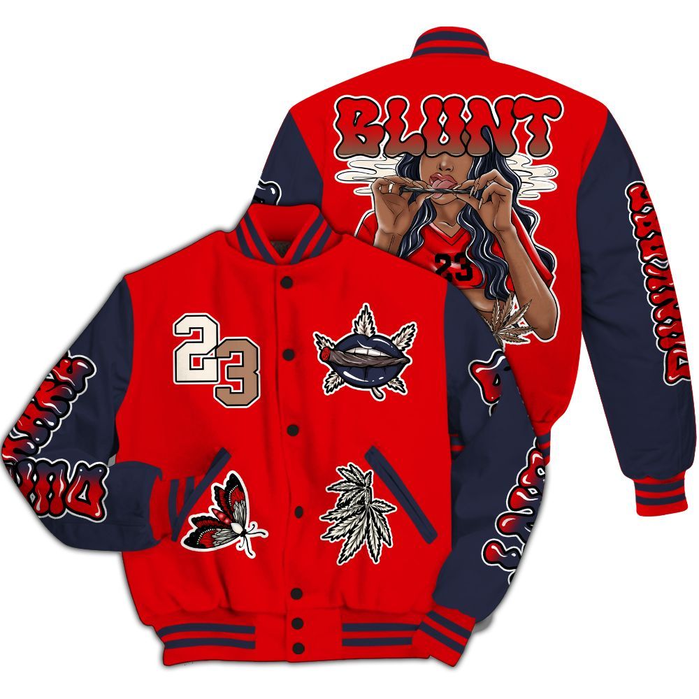 Varsity Jacket To Match Low OG Howard University 1s - Bluntz Unique All Over Print