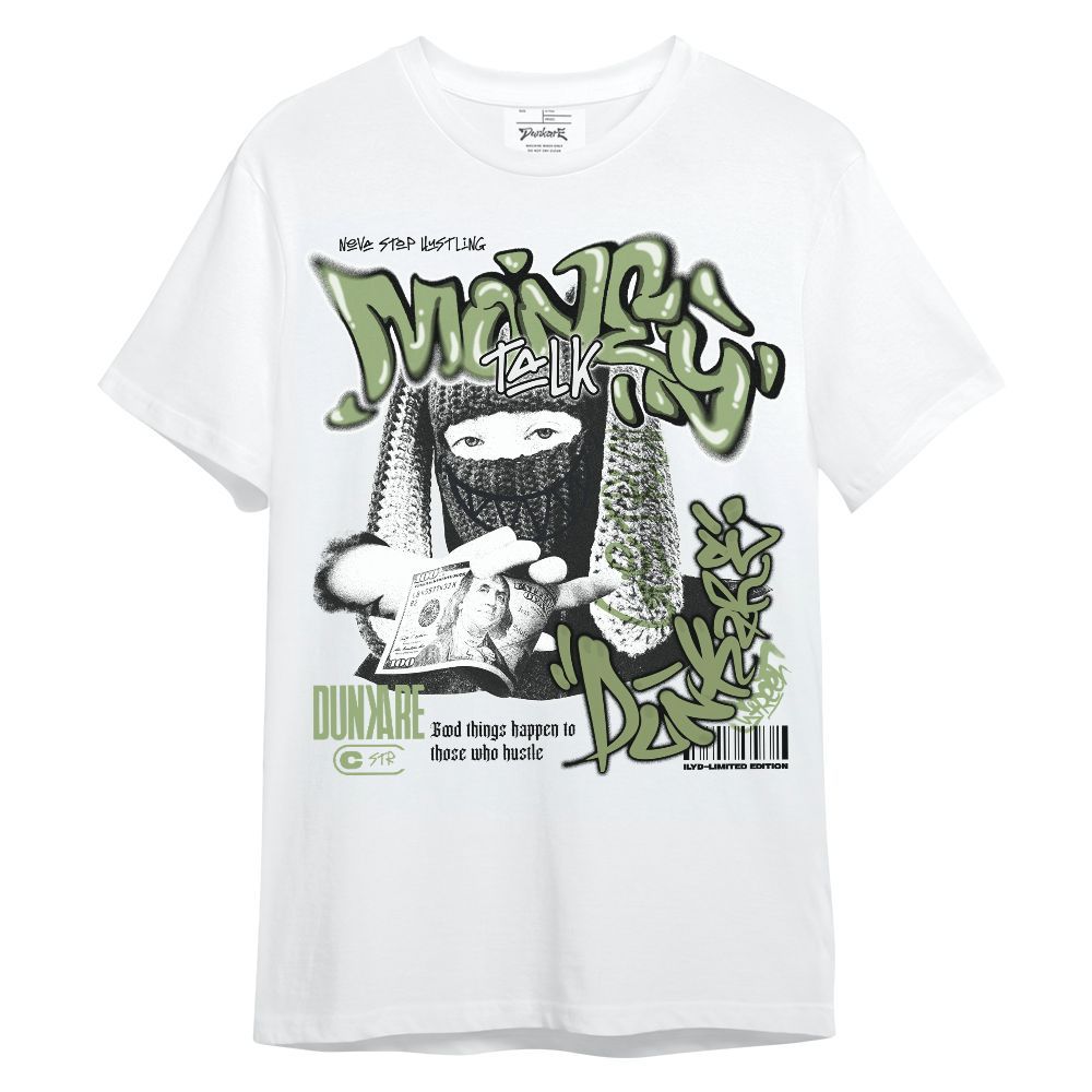 Shirt To Match Oil Green 4s - Money Talk Rap Unisex Shirt