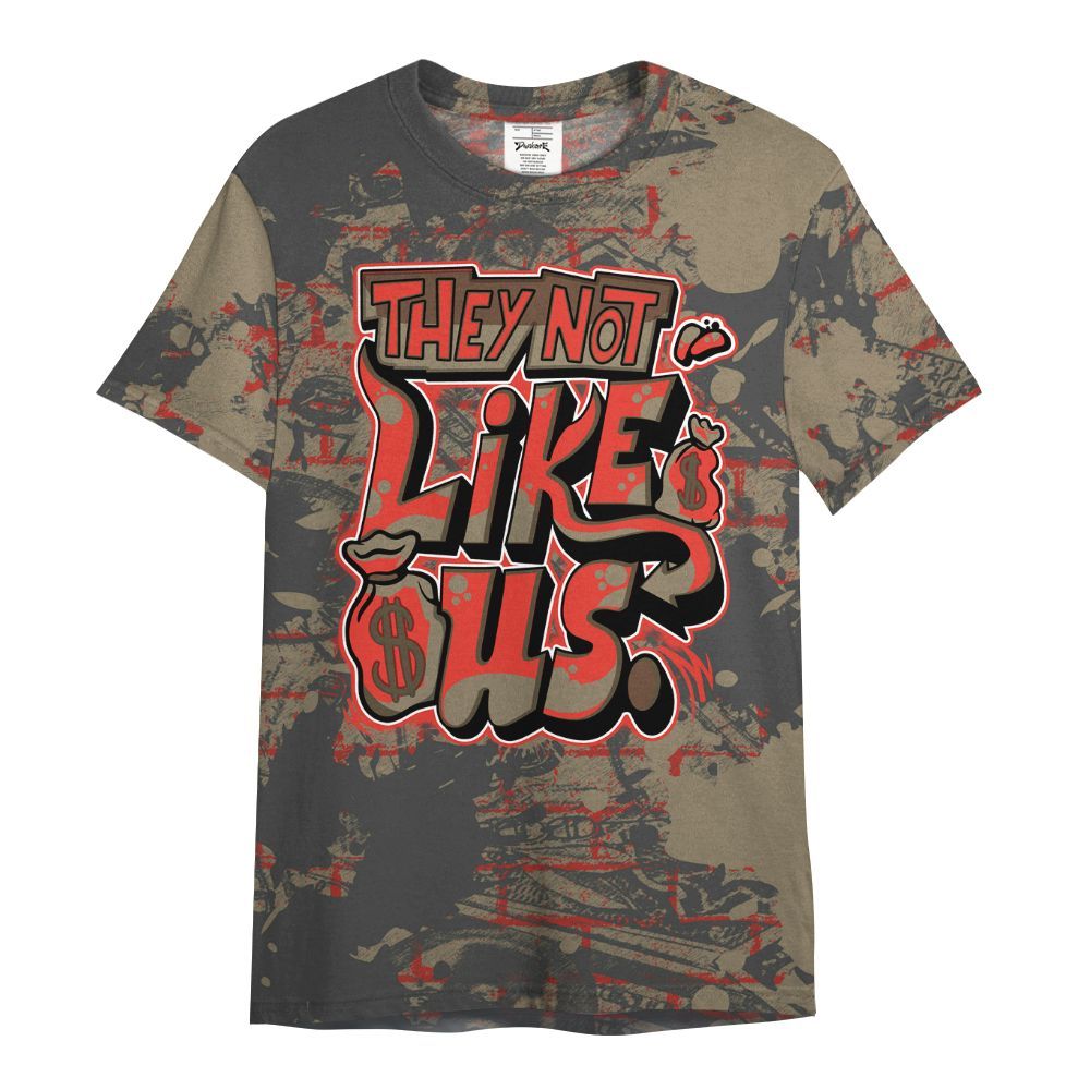 Shirt To Match Olive 9s - Dislike Us Graphic Street Art All Over Print
