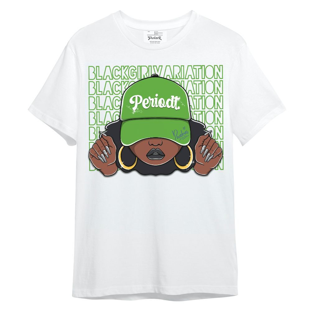 Shirt To Match Retro Green Bean 5s - Black Girl  Variation Unisex Shirt