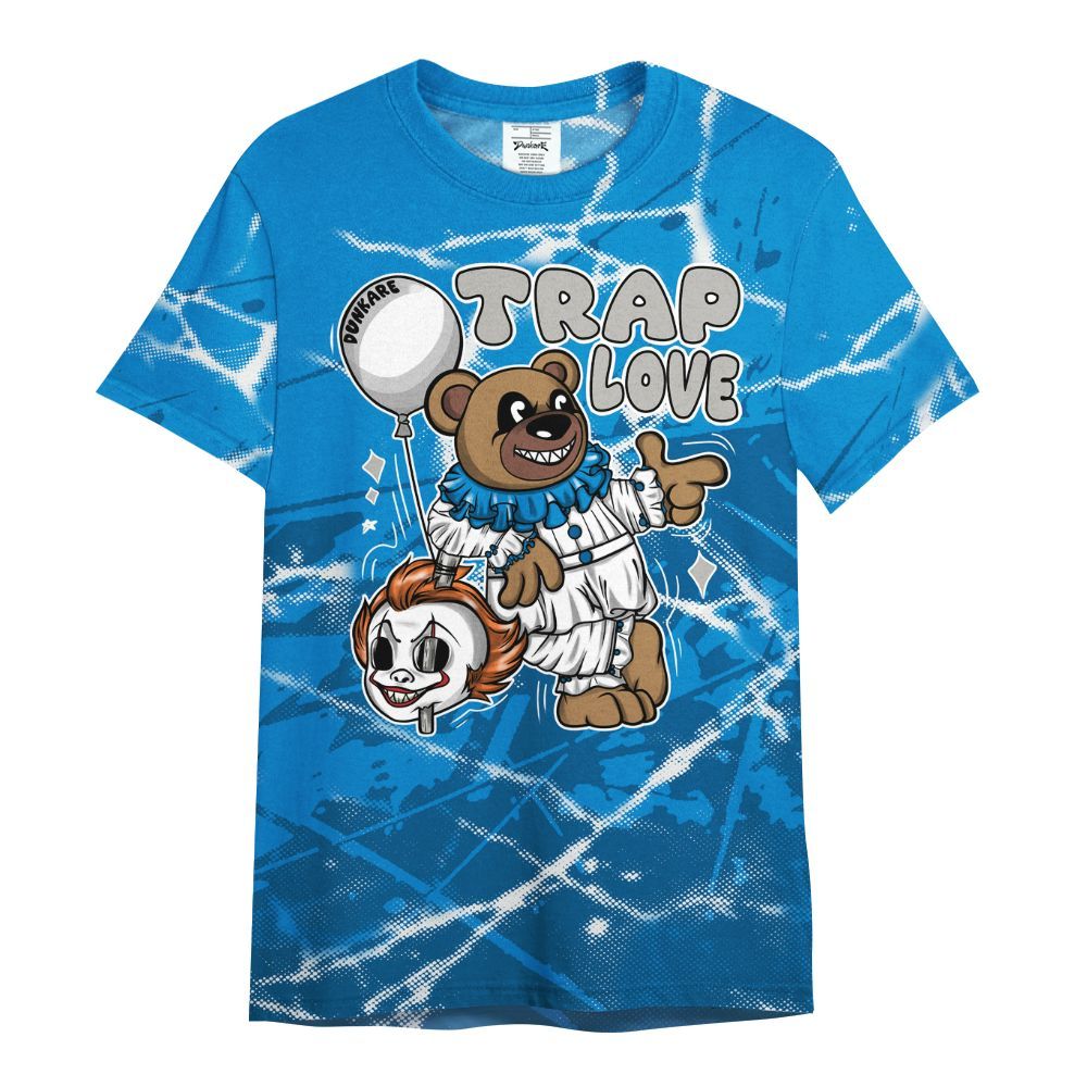 Shirt To Match Military Blue 4s - Trap Loves Bear Profound All Over Print