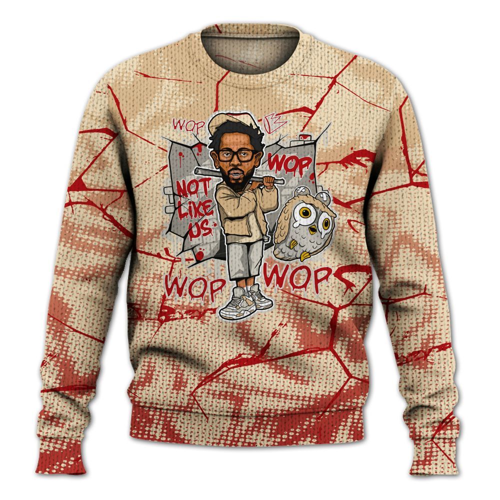 Knitted Sweater To Match Dunk Low Strawberry Waffle - None Like ComptonCity Graphic Crack