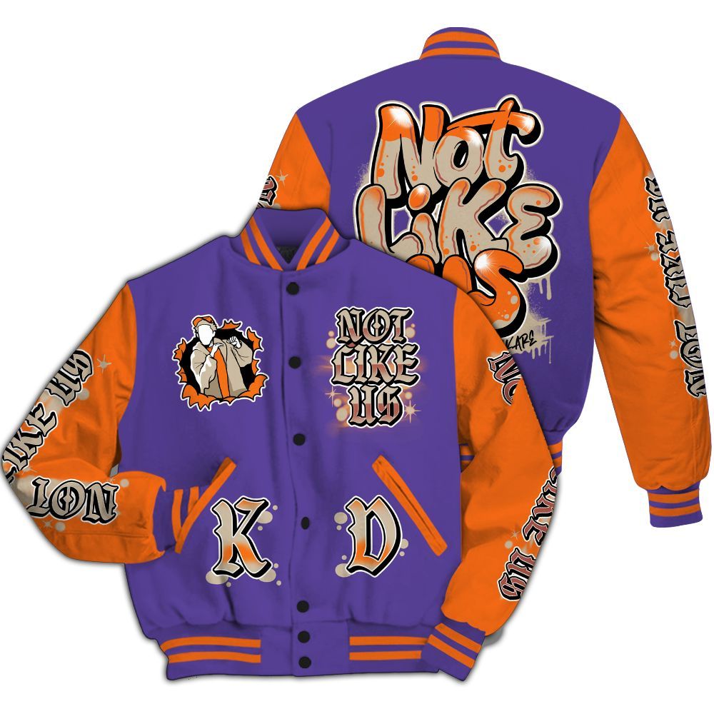 Varsity Jacket To Match Air Max Waffle SP Voltage Purple - None Like Us Graphic All Over Print
