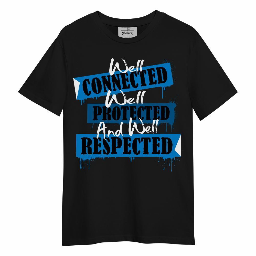 Shirt To Match Industrial Blue 4s - Dripping Connected Military Blue 4s Unisex Shirt