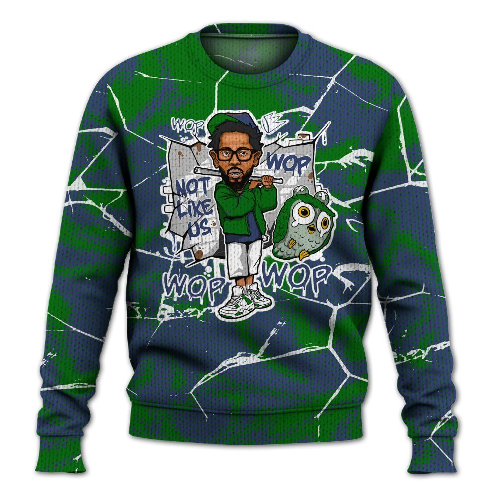 Knitted Sweater To Match Midnight Navy 13s - None Like ComptonCity Graphic Crack