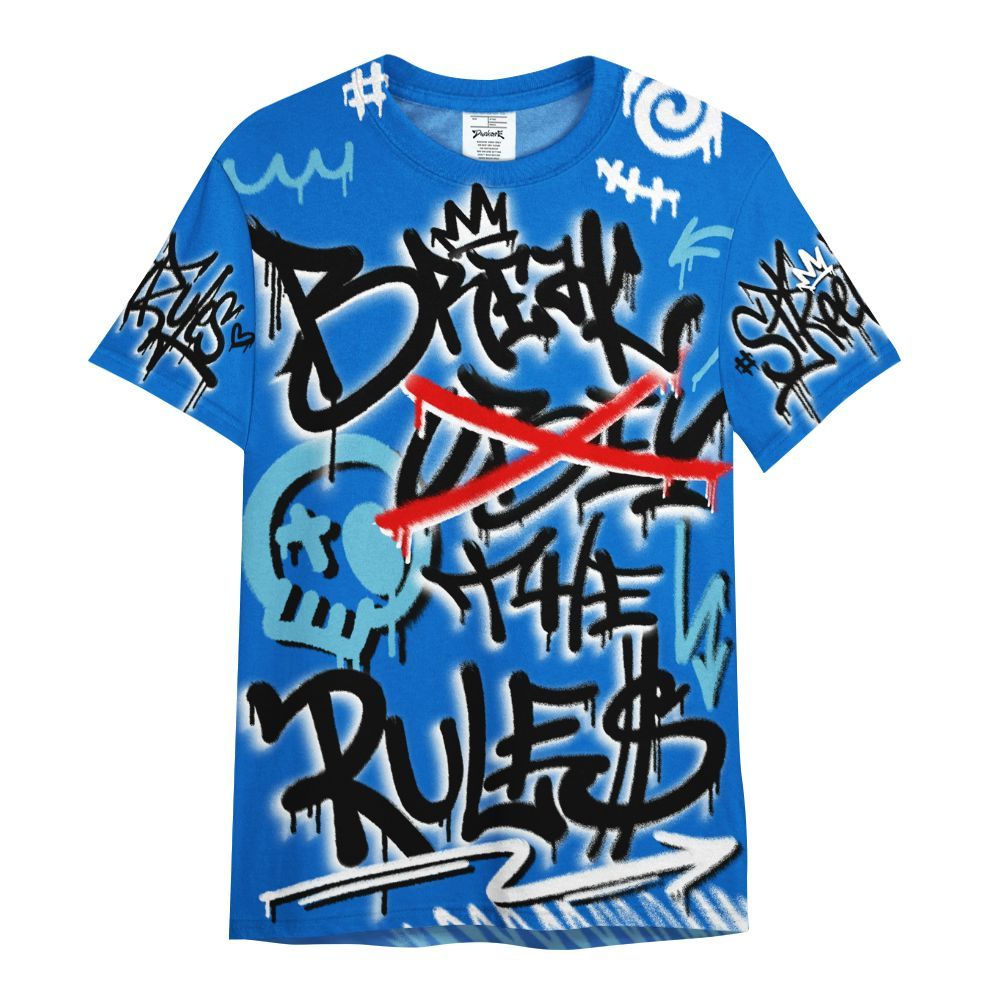 Shirt To Match Dunk Low Argon - Break Rules Streetwear All Over Print