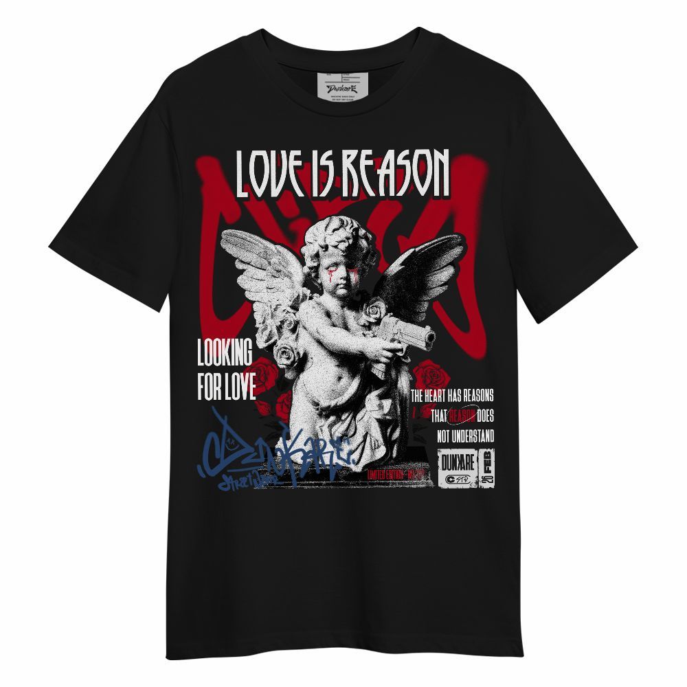 Shirt To Match Air Griffey Max Black Red Navy Blue 1s - Love Is Reason Unisex Shirt