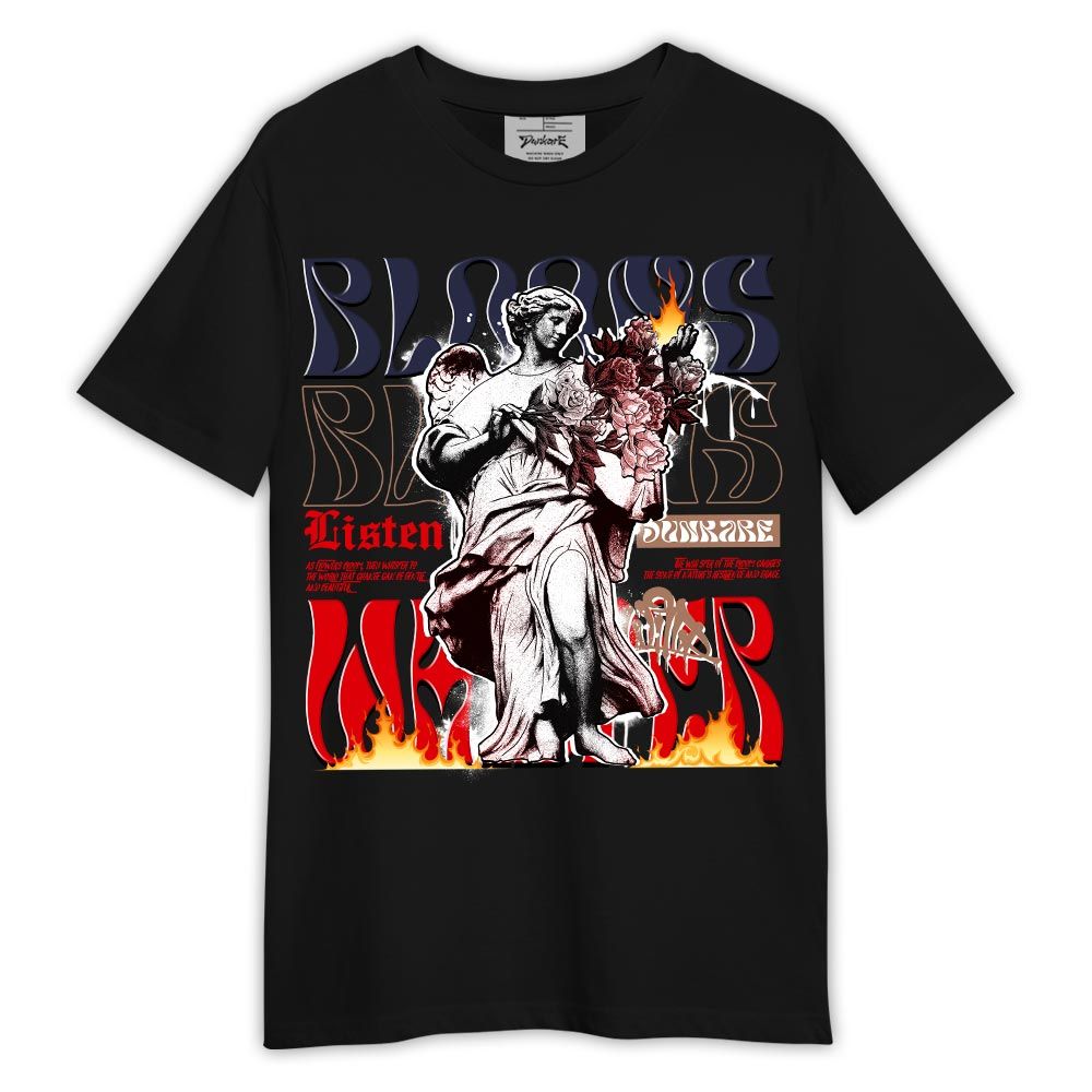 Shirt To Match Low OG Howard Bison 1s - Blooms Whisper Shirt Outfit