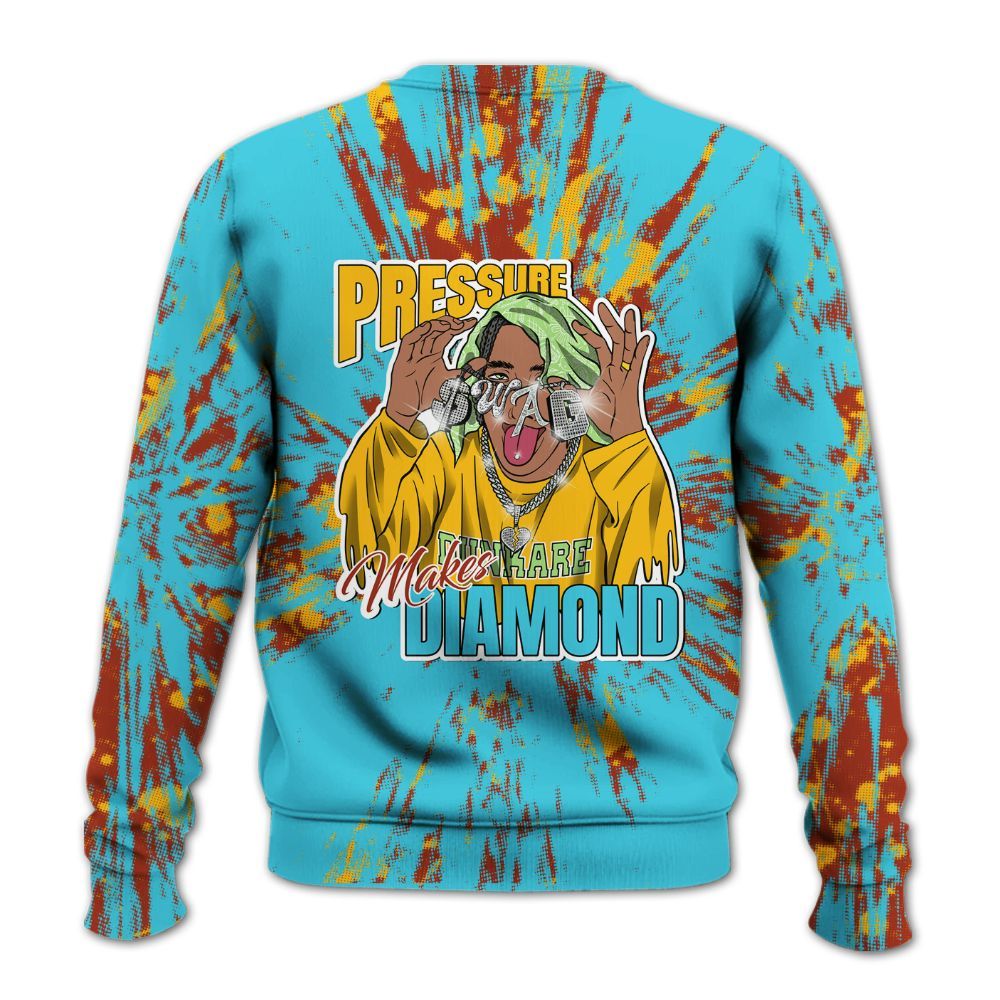 Sweatshirt To Match SB Dunk Di'Orr Greenwood - Pressures Makes Sweatshirt To Match Lux All Over Print