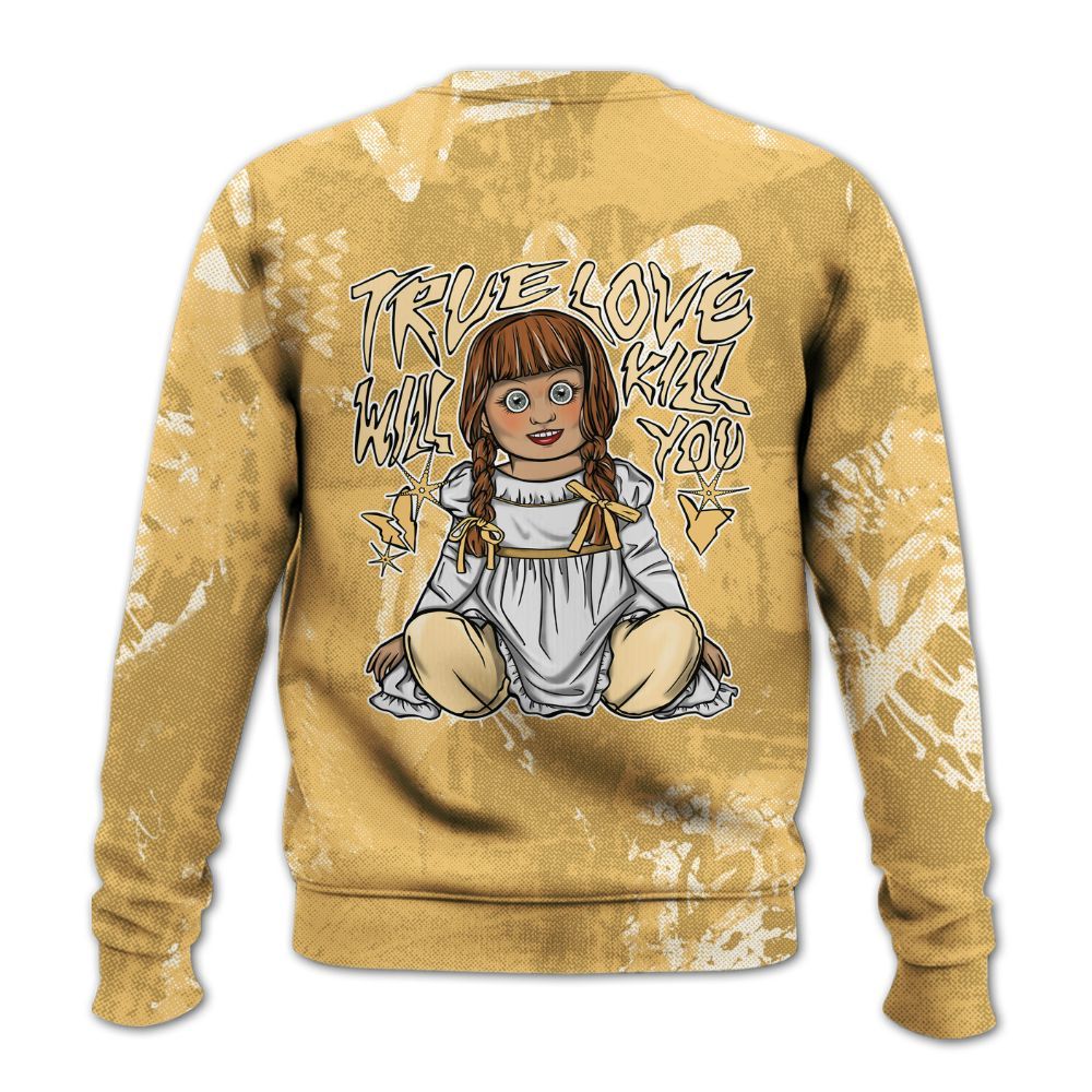 Sweatshirt To Match Craft Paris 6s - Genuine Loves Bear Heart Grunge All Over Print