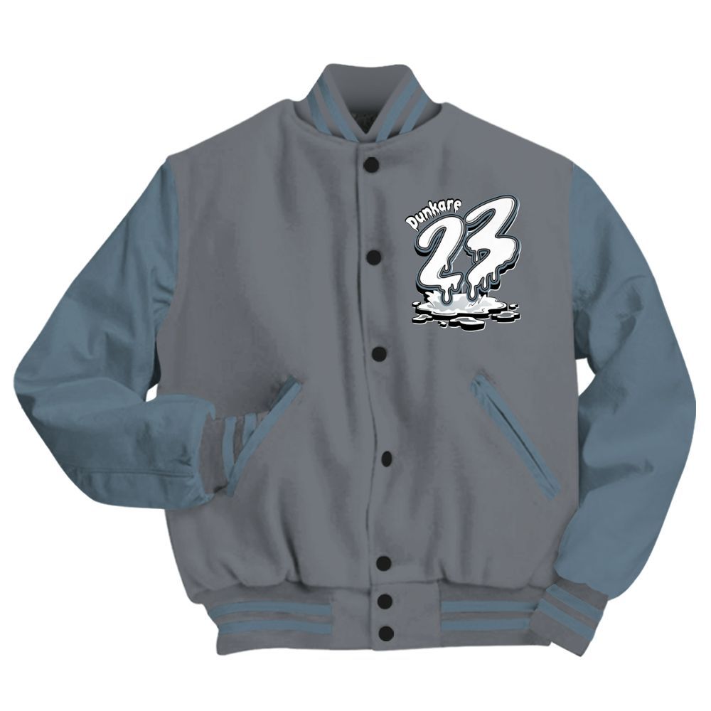 Varsity Jacket To Match Air Max DN Silver Bullet - Custom Name 23 Drip All Over Print