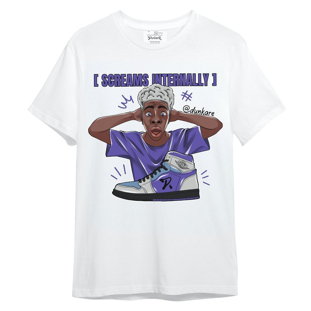 Shirt To Match Retro Concord 5s - Scream Internally Unisex Shirt