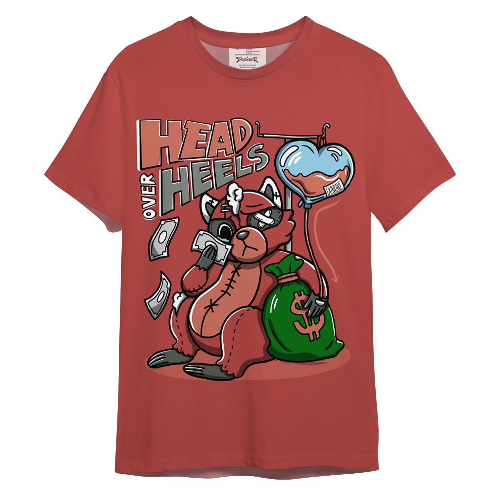 Shirt To Match Dune Red 13s T-- Head Over Heels Raccoon Color T-Shirt Unisex