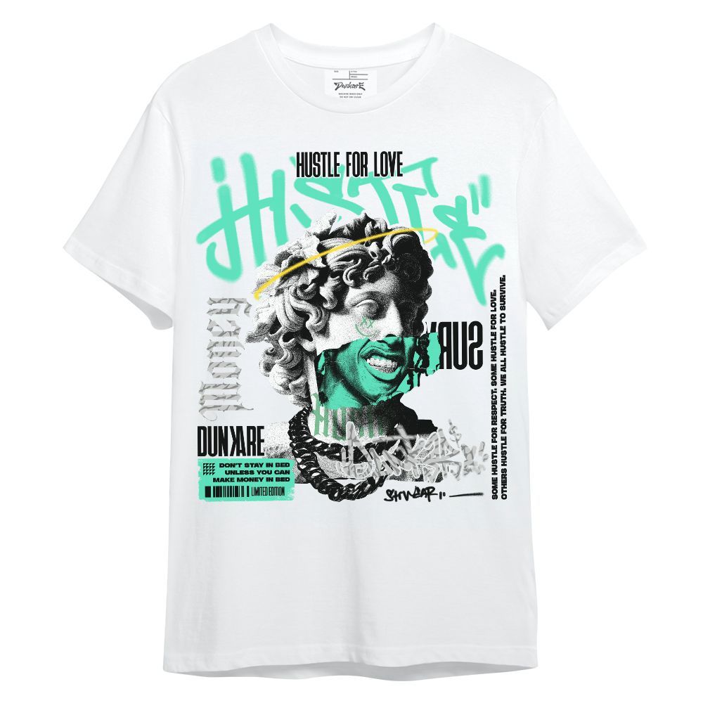 Shirt To Match Black Green Glow 3s - Hustles Streetwear Unisex Shirt