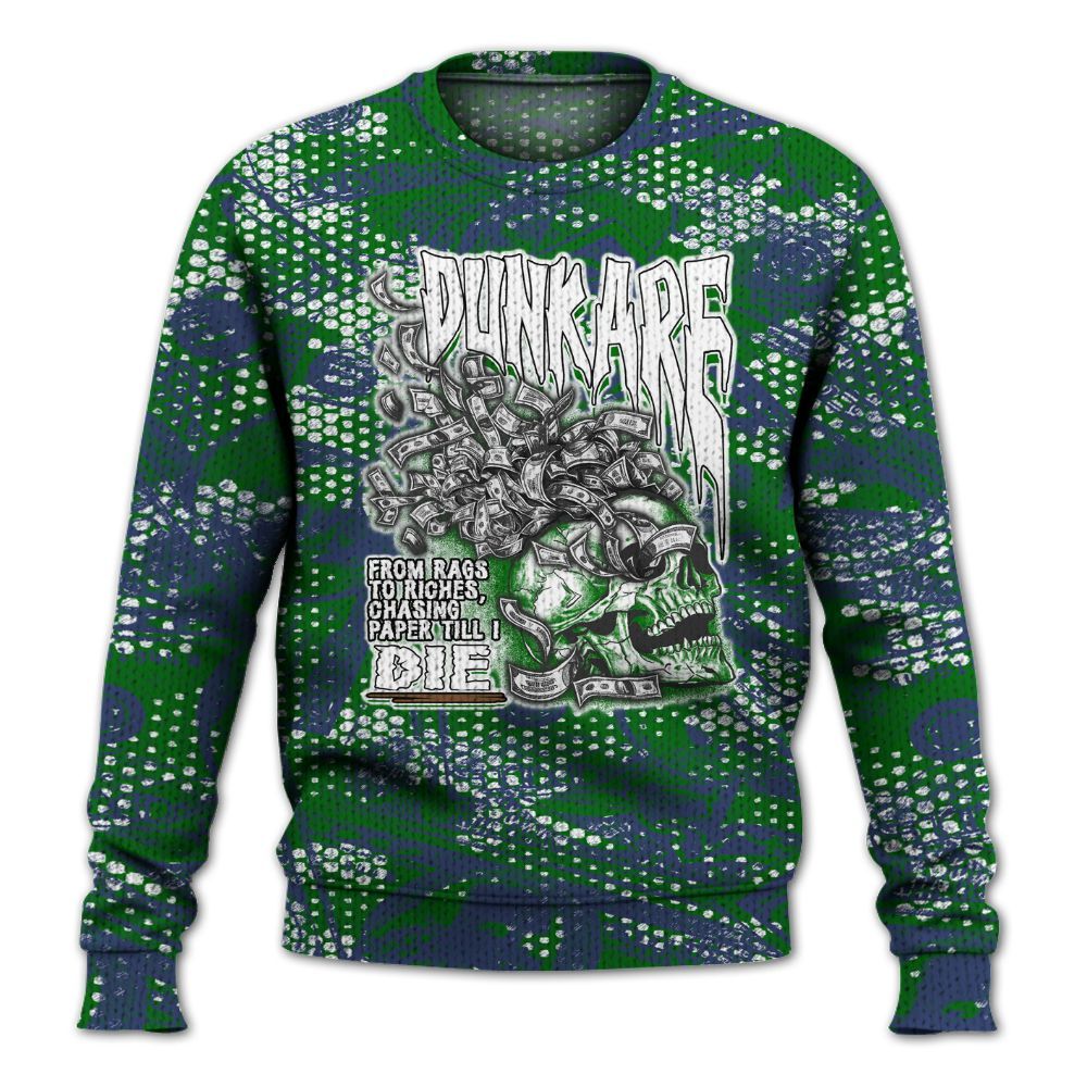 Knitted Sweater To Match Midnight Navy 13s - From Rags To Riches