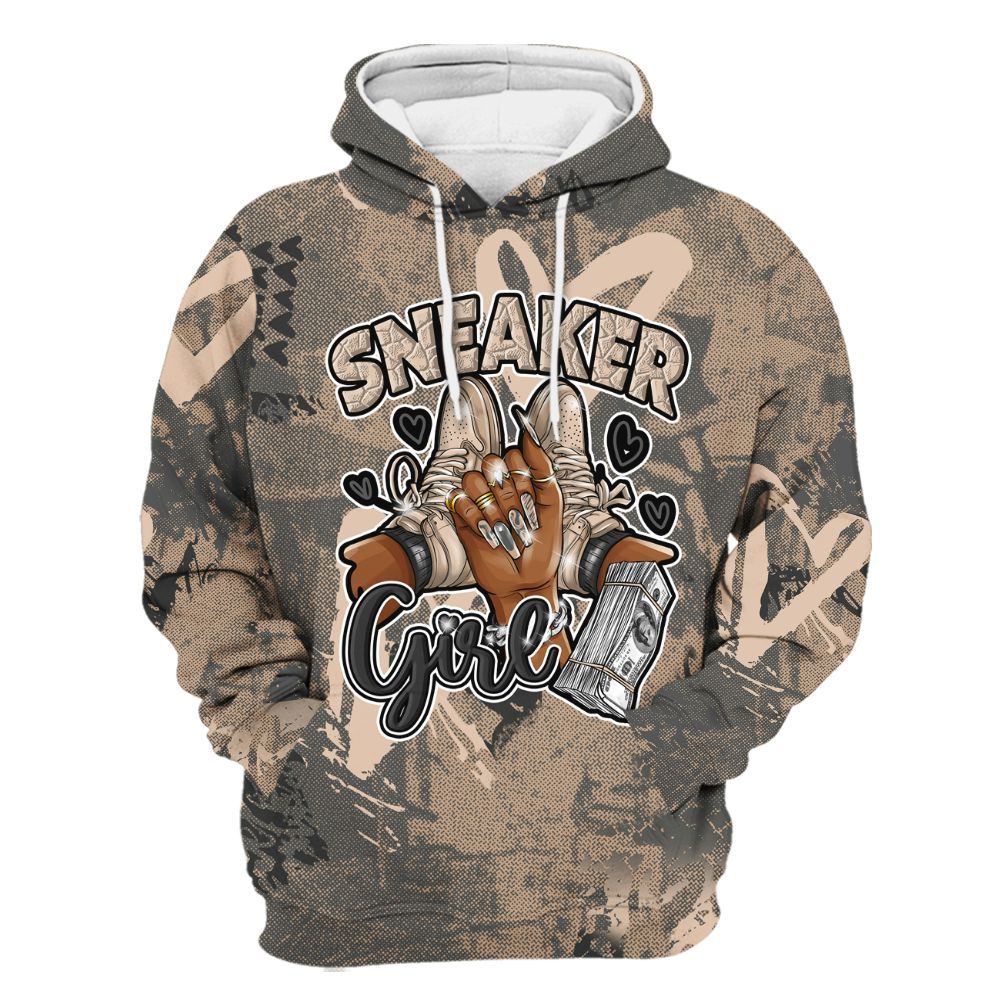 Hoodie To Match Kobe 9 EM Mamba - Sneakerz Girlz Heart Grunge All Over Print