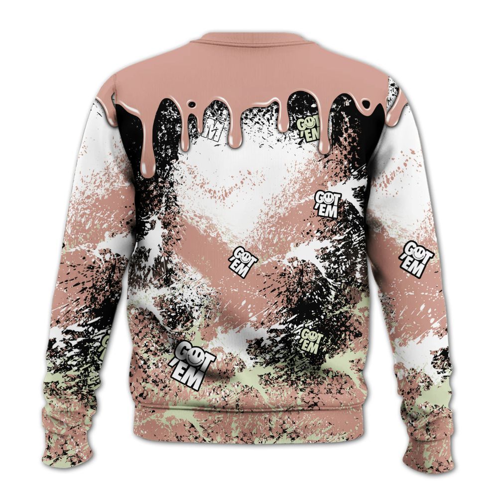 Sweatshirt To Match Valentines Day 3s - Dripping 23 Drip All Over Print