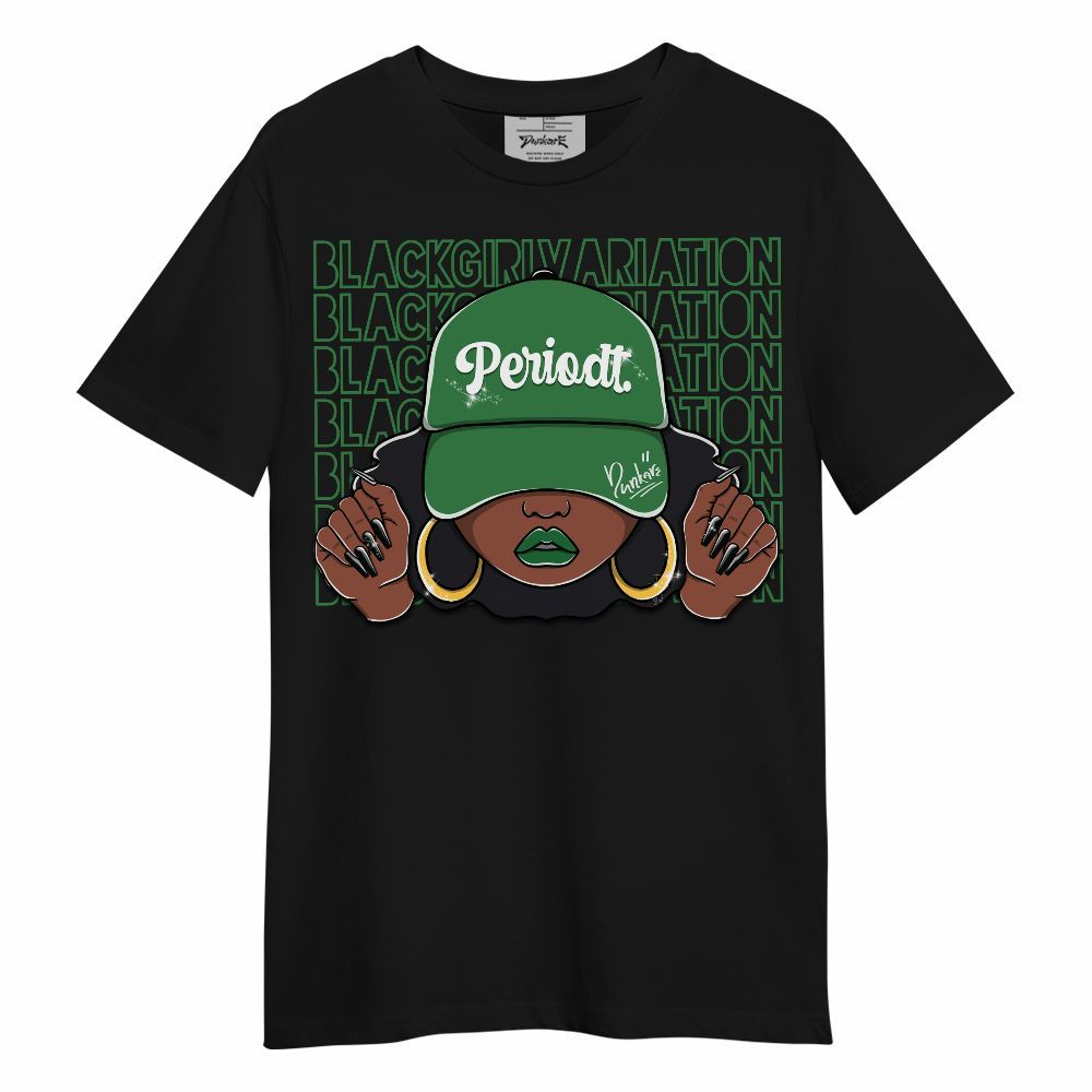 Shirt To Match Lucky Green 1s - Black Girl Variation Unisex Shirt