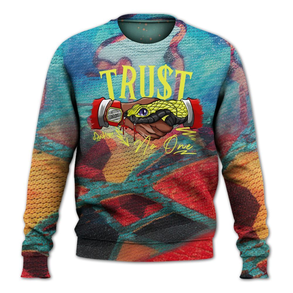 Sweatshirt To Match Kobe 8 What The - Snake Trust No One Drip All Over Print