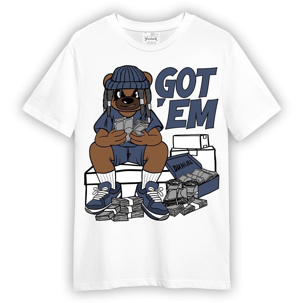 Shirt To Match Low Diffused Blue 11s - Bagged It Bear Shirt Unisex