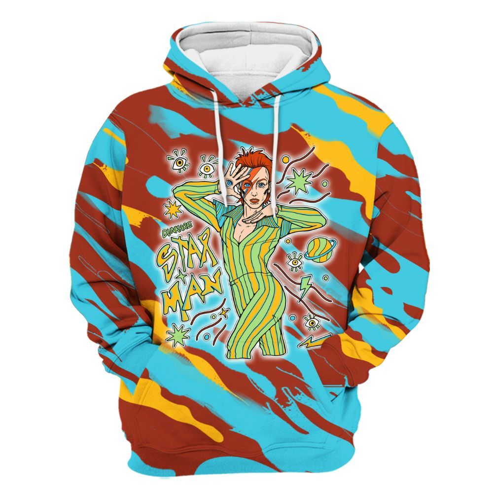 Hoodie To Match SB Dunk Di'Orr Greenwood - Starmans Graphics Colored All Over Print