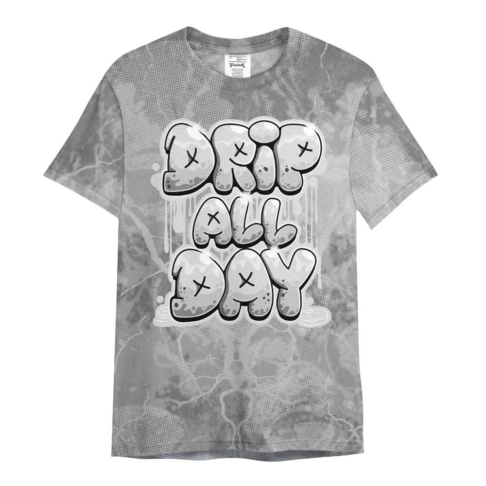 Shirt To Match Black Wolf Grey 12s - DRIPPIN Days Graphic Halloween All Over Print