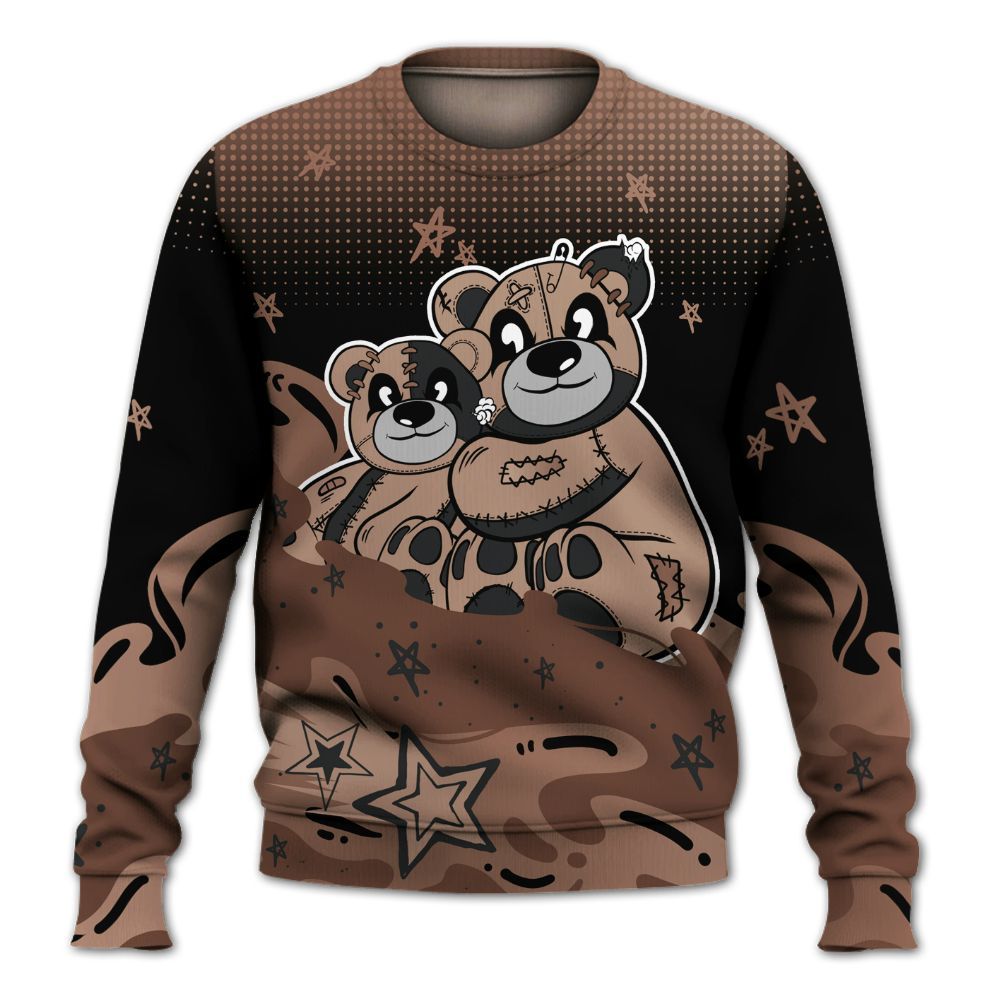 Sweatshirt To Match KD 4 Christmas - Sincere Fondness Bear Stars All Over Print