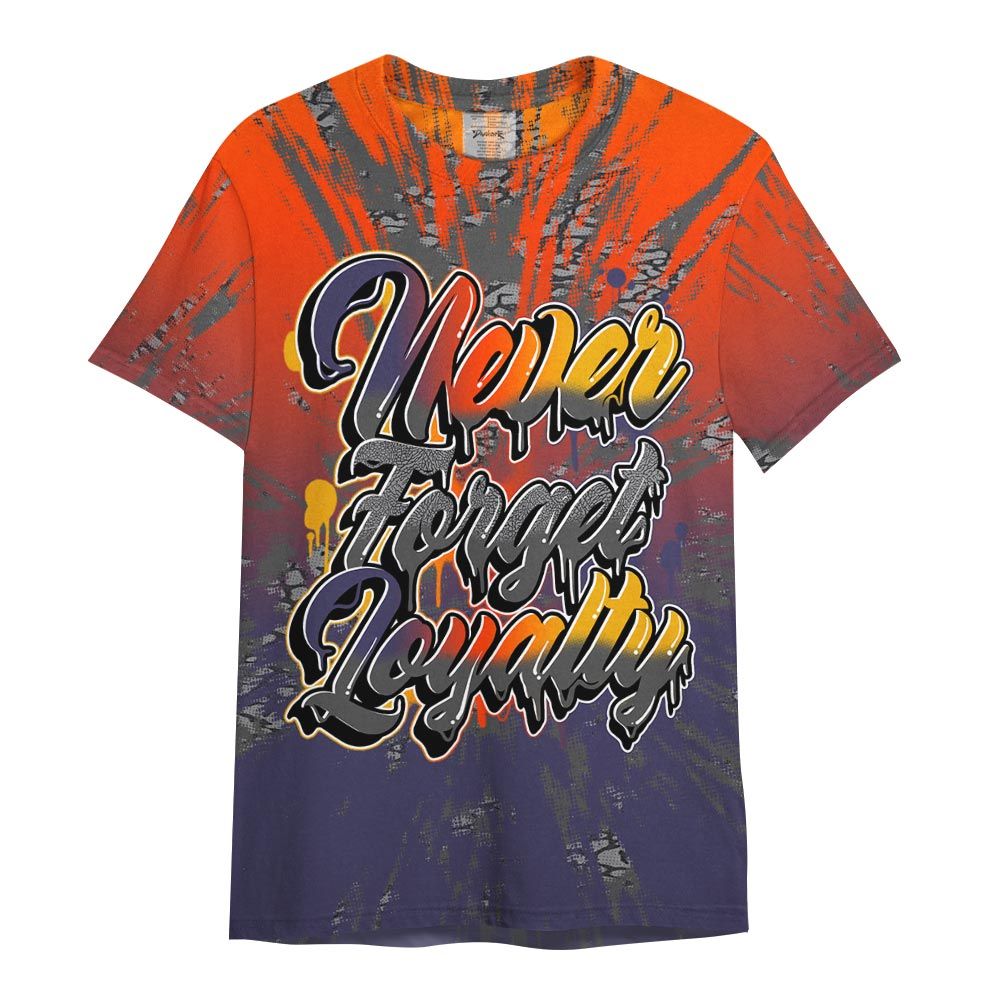 Shirt To Match Rio 3s - Never Forget Loyalties Graphic Hiding Shirt Unisex
