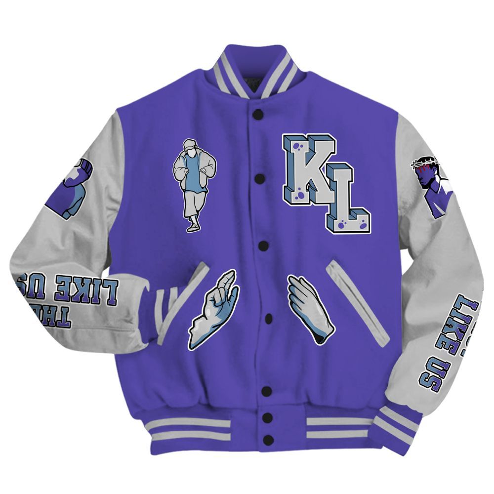 Varsity Jacket To Match Retro Concord 5s - Dislike Us Graphic All Over Print
