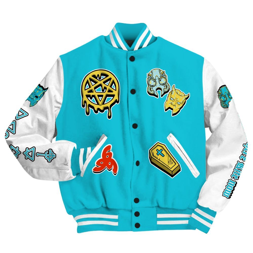 Varsity Jacket To Match Dunk Low KD 17 N7 - Apocalypse Skeleton All Over Print