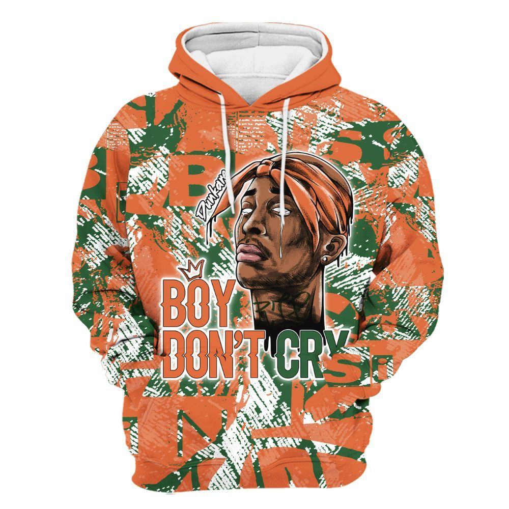 Hoodie To Match Low Miami 5s - Boiz Ain't Cry Unique Abstract All Over Print