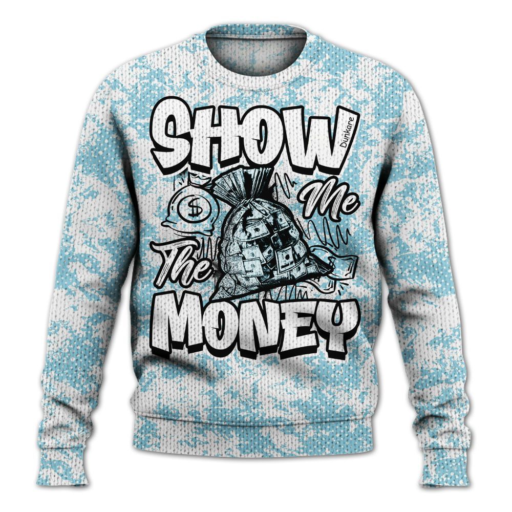 Knitted Sweater To Match Dunk High Homer Simpson - Show Me The Money Retro