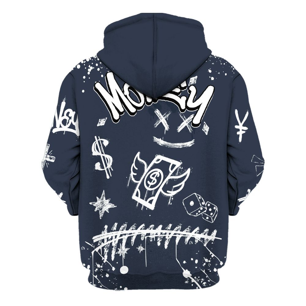 Hoodie To Match Retro Obsidian 13s - Everybody Paid In Full Crayon All Over Print