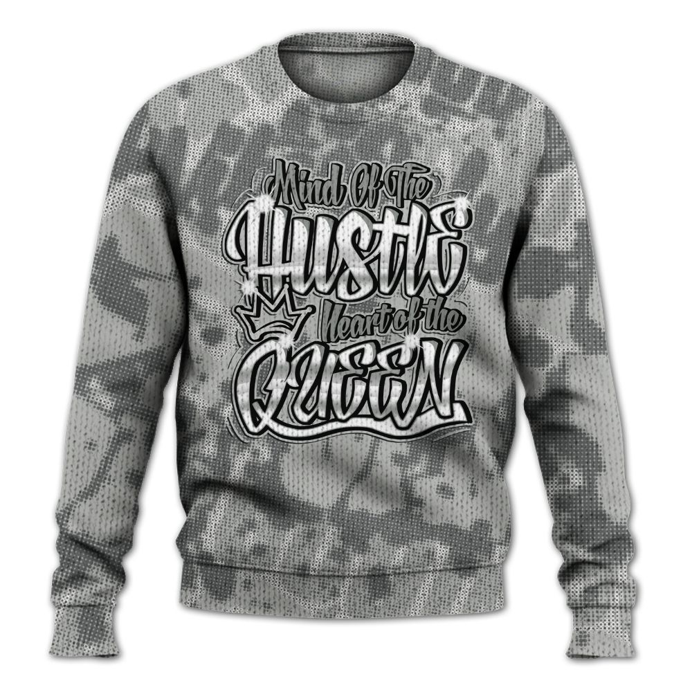 Knitted Sweater To Match Paris Cement Grey 4s - Hustles Heart Queens Street