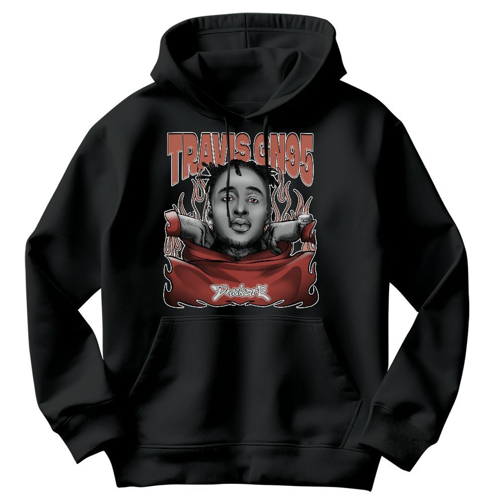 Sweatshirt To Match Dune Red 13s - Sweatshirt To Match X Travis_GN95 Graphic