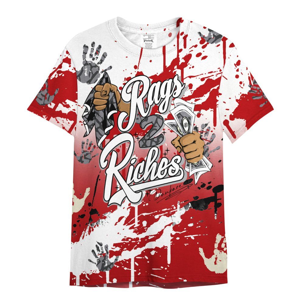 Shirt To Match Cement Grey 3s - Rag 2 Riches All Over Print