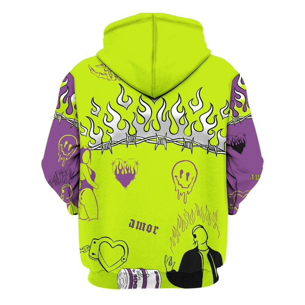 Hoodie To Match GS Black Barely Volt 11s - Snake Trust No One All Over Print