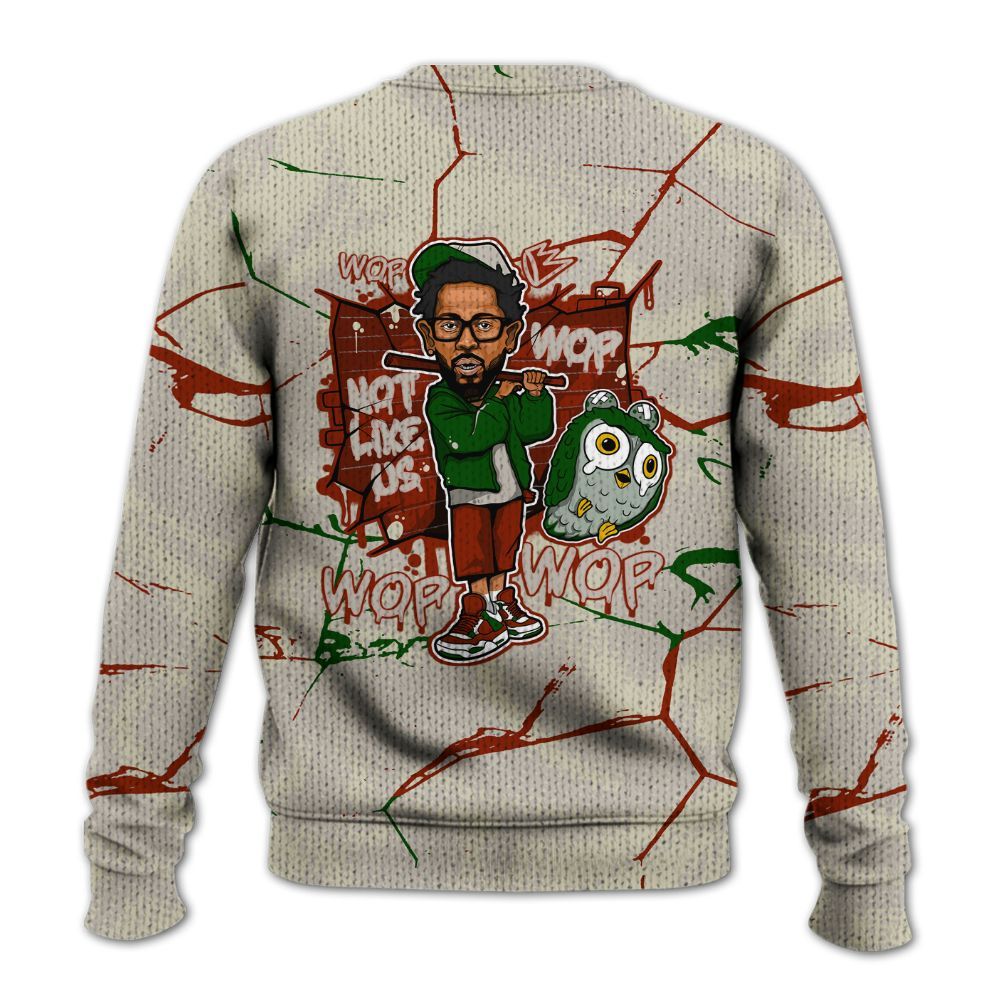 Knitted Sweater To Match El Grito 5s - None Like ComptonCity Graphic Crack