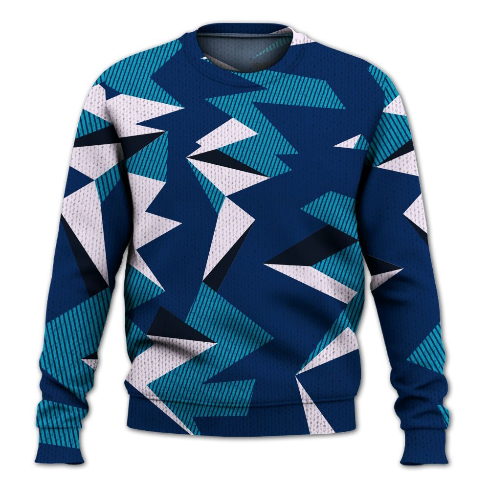 Knitted Sweater To Match Kobe 5 X-Ray - Geometric Camouflage Pattern