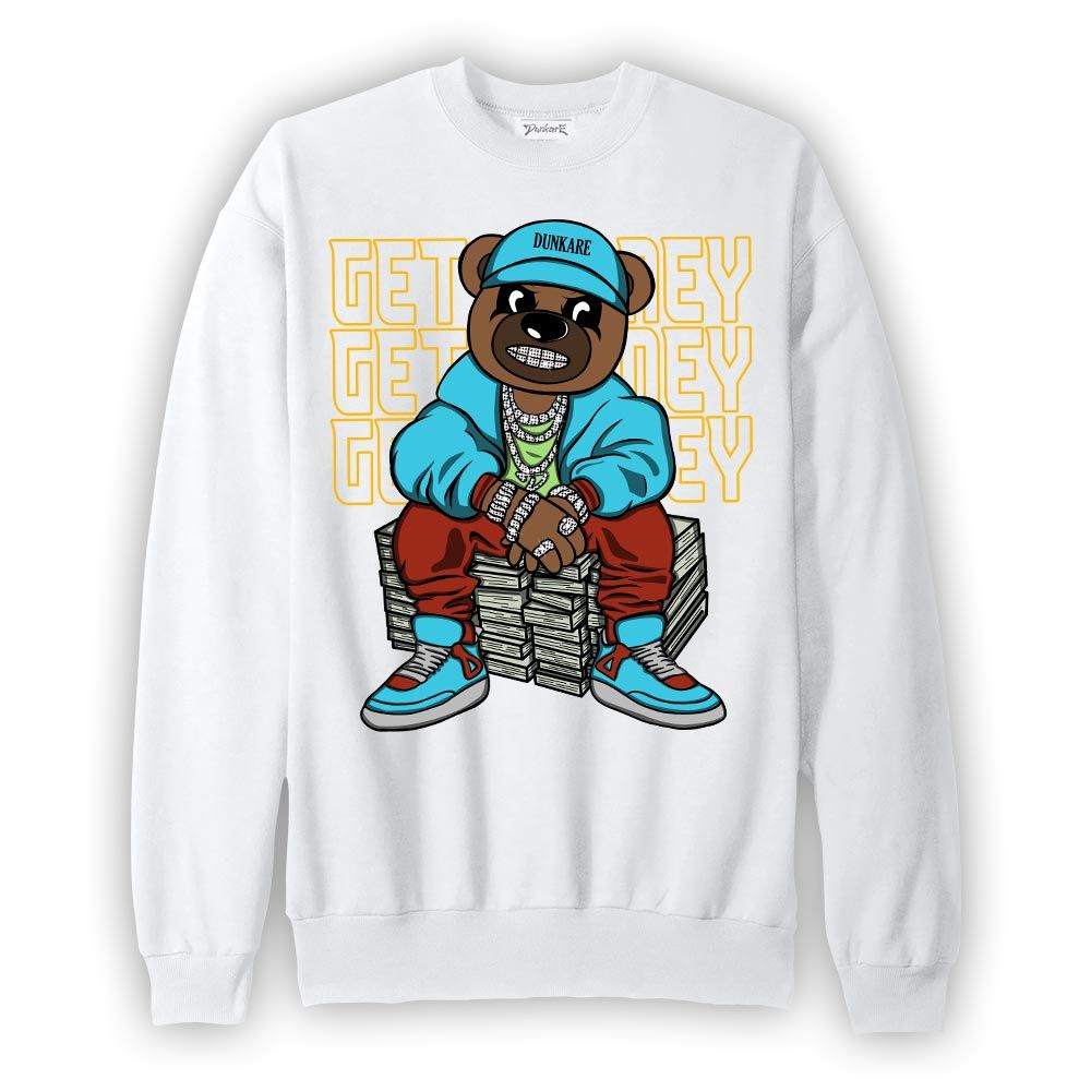 Sweatshirt To match SB Dunk Di'Orr Greenwood Sweatshirt - Get Money Bear Version 2 Graphic