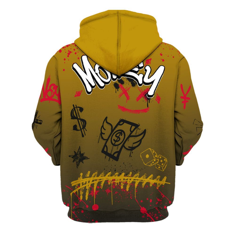 Hoodie To Match Ja 3 Raptor - Everybody Paid In Full Crayon All Over Print