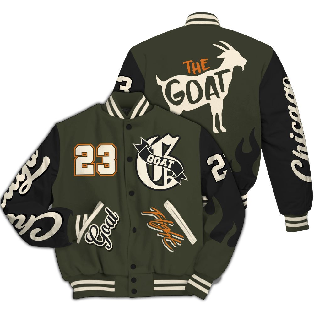 Varsity Jacket To Match Retro Undefeated 4s - The G.O.A.T Streetwear All Over Print