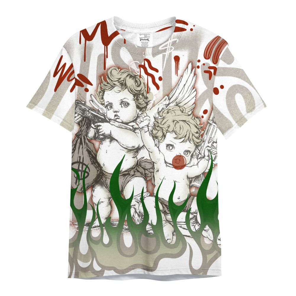 Shirt To Match El Grito 5s - Angel Hustle Hard All Over Print