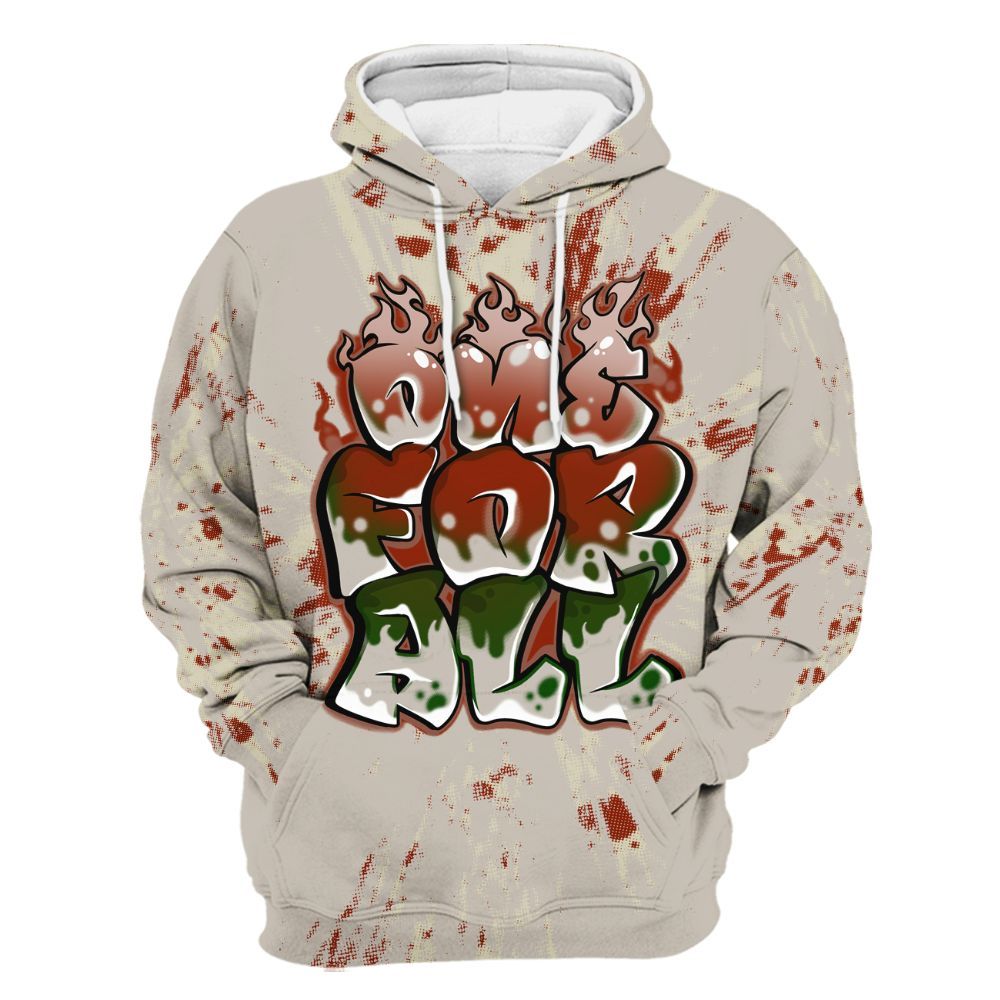 Hoodie To Match El Grito 5s - Ones For All Graphic Luxury All Over Print