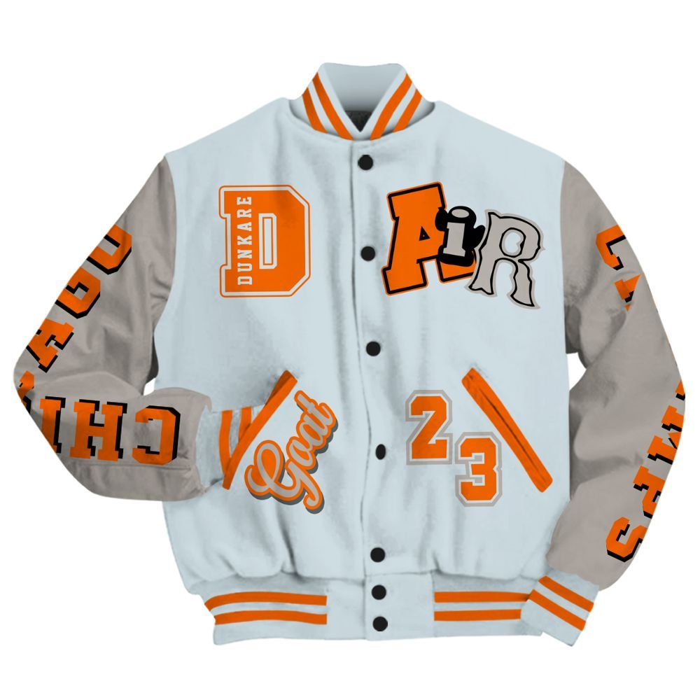 Varsity Jacket To Match Retro High OG Alaska 1s - AIR Number 23 GOAT All Over Print
