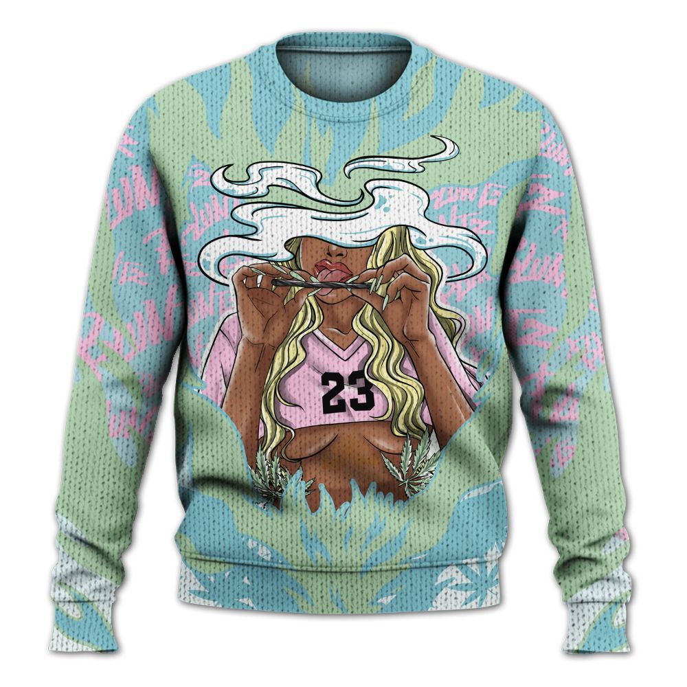 Knitted Sweater To Match SB Dunk Low Visty - Bluntz Burnz Graphics