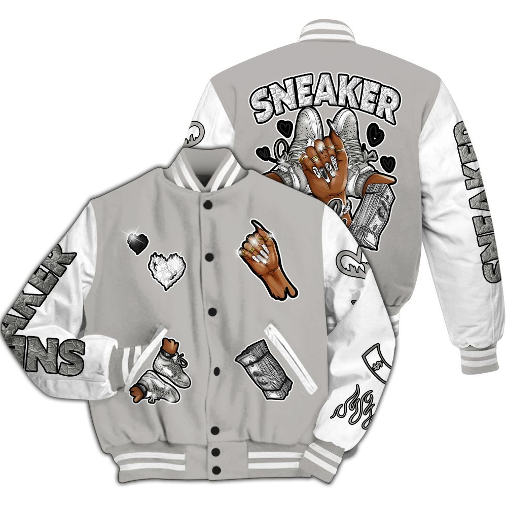 Varsity Jacket To Match Low OG Phantom 1s - Sneakerz Girlz All Over Print
