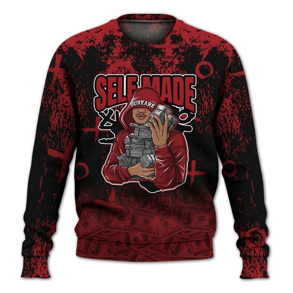 Sweatshirt To Match Alternate Flu Game 12s Shirt - Selfmade Unique Drip All Over Print