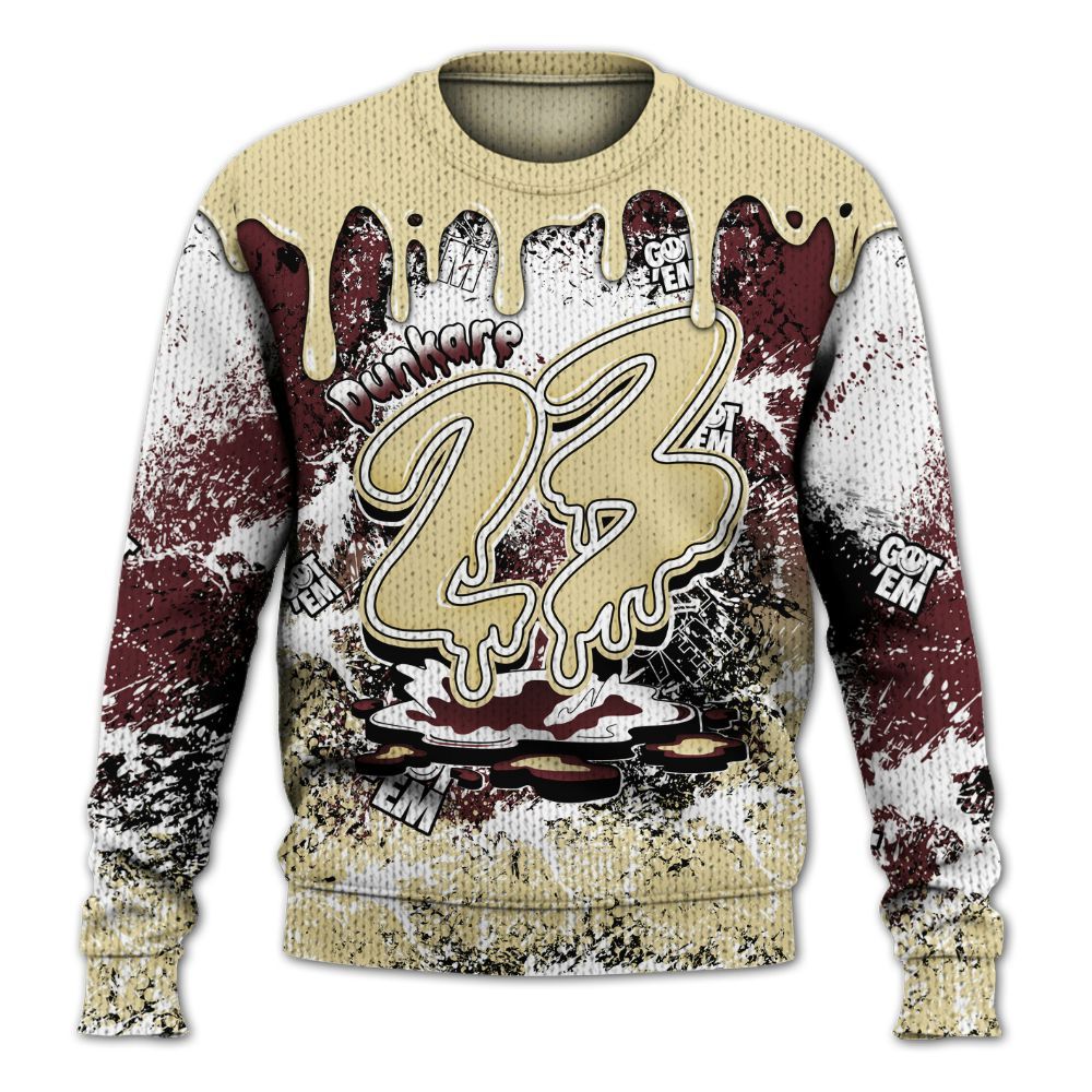 Knitted Sweater To Match Women Phantom 12s - Dripping 23 Drip