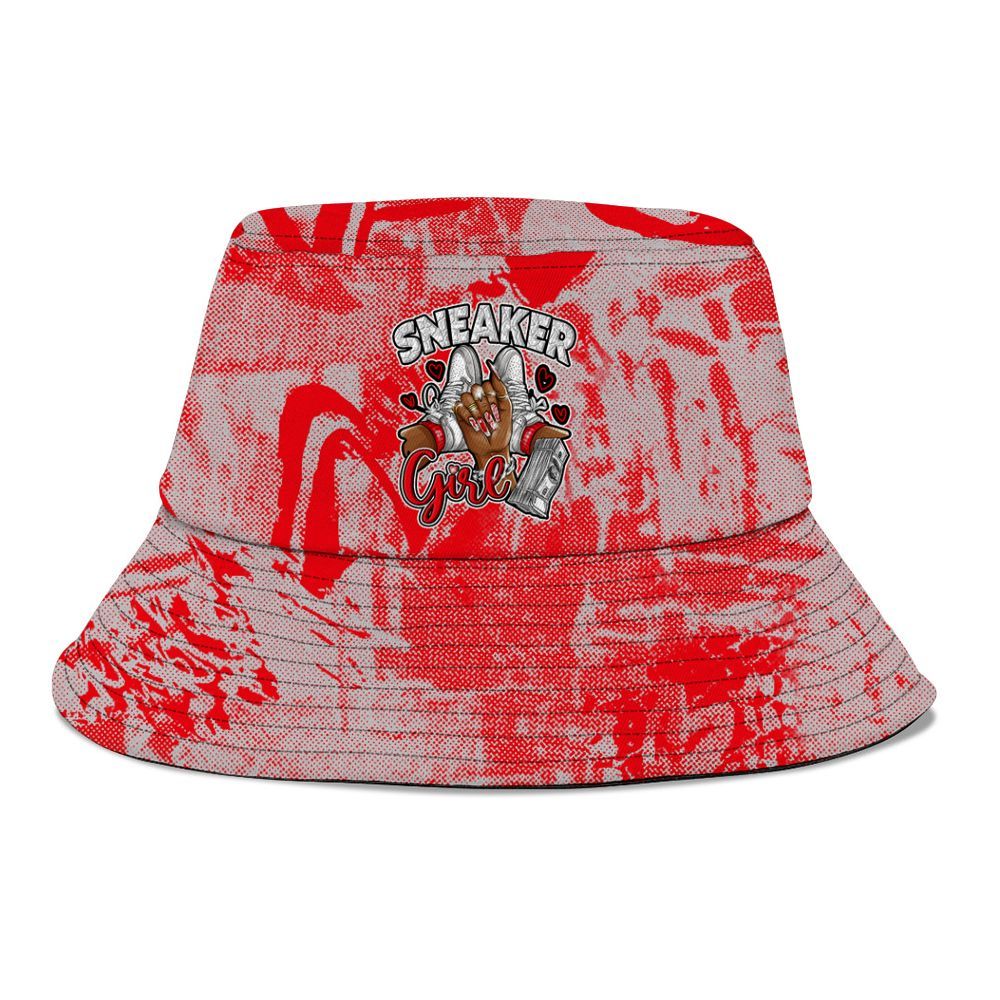 Bucket Hat To Match Air Max 1 Low Poly - Sneakerz Girlz Heart Grunge Graphic